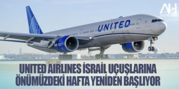 United Airlines İsrail uçuşlarına önümüzdeki hafta yeniden başlıyor 1 Haberler United Airlines United Airlines İsrail uçuşlarına önümüzdeki hafta yeniden başlıyor