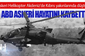 Askeri Helikopter Akdeniz'de Kıbrıs yakınlarında düştü. 5 ABD askeri hayatını kaybetti