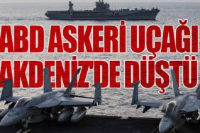 ABD askeri uçağı Akdeniz'de düştü