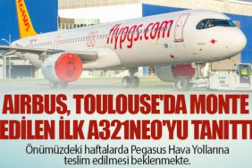 Airbus, Toulouse'da monte edilen ilk A321neo'yu tanıttı