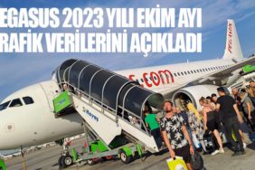 Pegasus 2023 yılı Ekim ayı trafik verilerini açıkladı