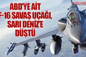 ABD'ye ait F-16 savaş uçağı, Sarı Deniz’e düştü