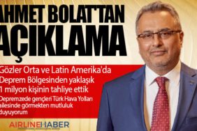 Ahmet Bolat'tan Açıklama: Gözler Orta ve Latin Amerika'da. Deprem Bölgesinden yaklaşık 1 milyon kişinin tahliye ettik