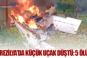 Brezilya'da küçük uçak düştü: 5 ölü