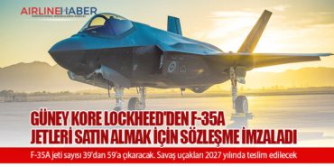 Güney Kore Lockheed’den F-35A jetleri satın almak için sözleşme imzaladı
