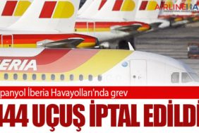İspanyol İberia Havayolları'nda grev: 444 uçuş iptal edildi