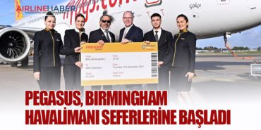 Pegasus, Birmingham havalimanı seferlerine başladı
