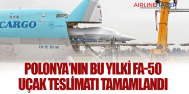 Polonya’nın bu yılki FA-50 uçak teslimatı tamamlandı