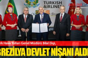 Türk Hava Yolları Genel Müdürü Bilal Ekşi, Brezilya Devlet Nişanı aldı