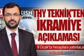 Türk Hava Yolları Teknik'ten ikramiye açıklaması. 8 Ocak'ta hesaplara yatırılacak