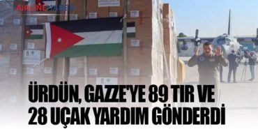 Ürdün, Gazze’ye 89 tır ve 28 uçak yardım gönderdi