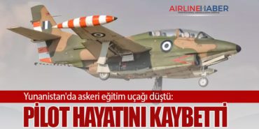 Yunanistan’da askeri eğitim uçağı düştü: Pilot hayatını kaybetti