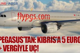 Pegasus'tan: Kıbrıs'a 5 Euro + Vergiyle Uç!