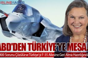 ABD'den Türkiye'ye Mesaj: S-400 Sorunu Çözülürse Türkiye'yi F-35 Ailesine Geri Alma Hazırlığında