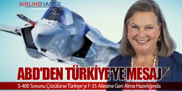 ABD’den Türkiye’ye Mesaj: S-400 Sorunu Çözülürse Türkiye’yi F-35 Ailesine Geri Alma Hazırlığında
