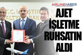 AJet işletme ruhsatını aldı