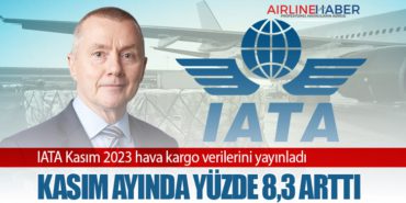 IATA Kasım 2023 hava kargo verilerini yayınladı. Kasım Ayında Yüzde 8,3 Arttı