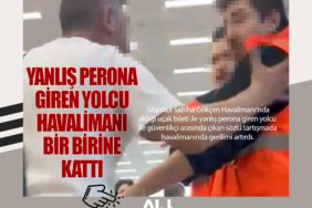 Yanlış perona girdi, havalimanını birbirine kattı
