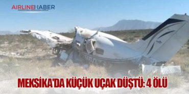 Meksika’da küçük uçak düştü: 4 ölü