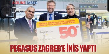Pegasus Havayolları Zagreb’e iniş yaptı