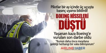 Pilotlar bir ay içinde üç uçuşta basınç uyarısı bildirdi! Yaşanan kaza Boeing’e vurulan son darbe oldu. Boeing hisseleri düştü