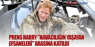 Prens Harry “Havacılığın Yaşayan Efsaneleri” arasına katıldı