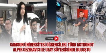 Samsun Üniversitesi Öğrencileri, Türk Astronot Alper Gezeravcı ile Uzay Söyleşisinde Buluştu