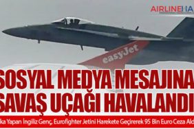 Sosyal Medya Mesajına Savaş Uçağı Havalandı
