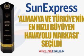 SunExpress, 'Almanya ve Türkiye'nin En Hızlı Büyüyen Havayolu Markası' seçildi.