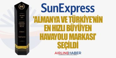 SunExpress, ‘Almanya ve Türkiye’nin En Hızlı Büyüyen Havayolu Markası’ seçildi