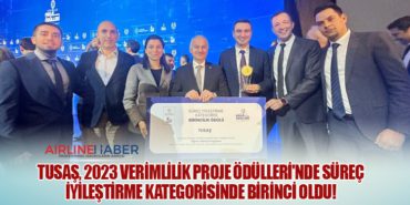 TUSAŞ, 2023 Verimlilik Proje Ödülleri’nde Süreç İyileştirme Kategorisinde Birinci Oldu