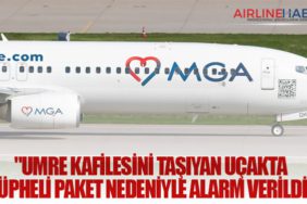"Umre Kafilesini Taşıyan Uçakta Şüpheli Paket Nedeniyle Alarm Verildi"