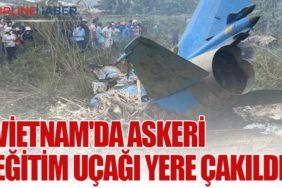 Vietnam'da askeri eğitim uçağı yere çakıldı
