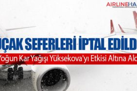 Yoğun Kar Yağışı Yüksekova'yı Etkisi Altına Aldı: Uçak Seferleri İptal Edildi