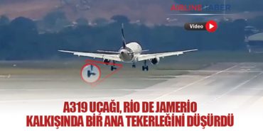 A319 uçağı, Rio de Jamerio kalkışında bir ana tekerleğini düşürdü