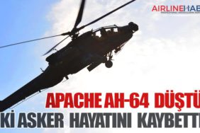 Apache AH-64 Düştü. İki Asker Hayatını Kaybetti