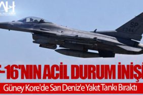 F-16'nın Acil Durum İnişi: Güney Kore'de Sarı Deniz'e Yakıt Tankı Bıraktı