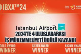 İGA İstanbul Havalimanı, 2024'te 4 Uluslararası İş Mükemmeliyeti Ödülü Kazandı