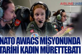 NATO AWACS Misyonunda Tarihi Kadın Mürettebatı