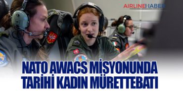 NATO AWACS Misyonunda Tarihi Kadın Mürettebatı