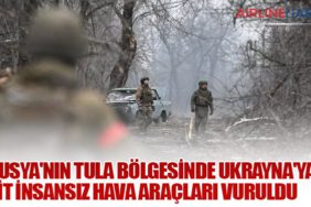 Rusya'nın Tula Bölgesinde Ukrayna'ya Ait İnsansız Hava Araçları Vuruldu