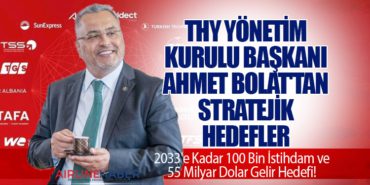 THY Yönetim Kurulu Başkanı Ahmet Bolat’tan Stratejik Hedefler: 2033’e Kadar 100 Bin İstihdam ve 55 Milyar Dolar Gelir Hedefi!