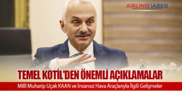 TUSAŞ’ın Genel Müdürü Temel Kotil’den Önemli Açıklamalar. Millî Muharip Uçak KAAN ve İnsansız Hava Araçlarıyla İlgili Gelişmeler