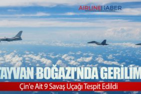 Tayvan Boğazı'nda Gerilim: Çin'e Ait 9 Savaş Uçağı Tespit Edildi
