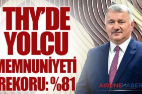 Türk Hava Yolları'ndan Yolcu Memnuniyeti Rekoru: %81
