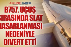 United Airlines B757, uçuş sırasında slat hasarlanması nedeniyle divert etti