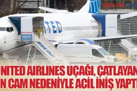 United Airlines Uçağı, Çatlayan Ön Cam Nedeniyle Acil İniş Yaptı