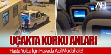 Uçakta Korku Anları. Hemşire ve Doktor Müdahalesiyle Felaketten Dönüldü!