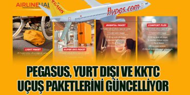 Pegasus Hava Yolları, Yurt Dışı ve KKTC Uçuş Paketlerini Güncelliyor