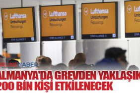 Almanya'da grevden yaklaşık 200 bin kişi etkilenecek